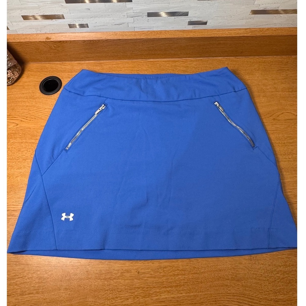 Women's Golf Skort XL Blue Athletic Performance Skirt Under Armour